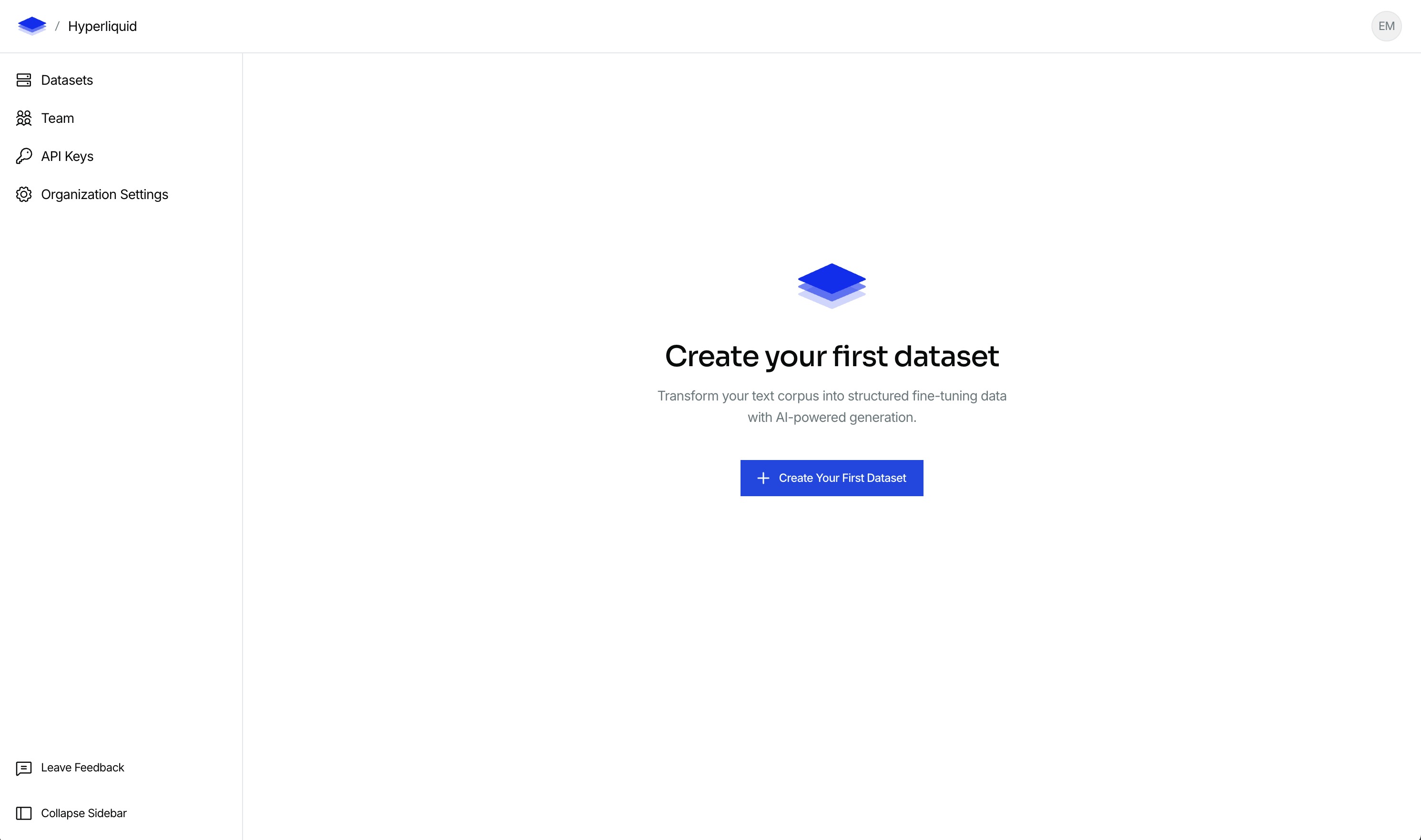 Create a dataset